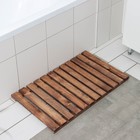 Решётка в ванную комнату под ноги, 70×42×3 см, с покрытием - фото 9496442