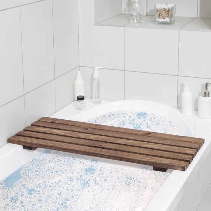 Сиденье для ванны, 68×30×3,5 см, с покрытием - Фото 1