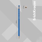 Карандаш чернографитный с ластиком ErichKrause Academy, НВ, грифель d=2,2 мм, дерево, шестигранный в коробке, микс 9073812