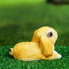 Садовая фигура "Кролик отдыхает" рыжий, 7х12х7см - Фото 6