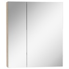 Зеркало шкаф для ванной комнаты «Домино» Bruno 60, левый/правый, 600×145×700 мм, цвет дуб вотан - Фото 1