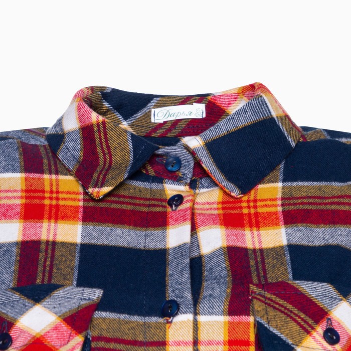 Платье рубашка, цвет тёмно-синий МИКС, размер 48 54729