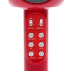 УЦЕНКА Микрофон для караоке LuazON LZZ-60, 1800 мАч, LED, красный - Фото 2
