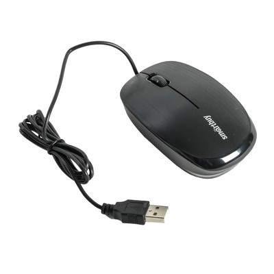 УЦЕНКА Мышь Smartbuy ONE 214-K, проводная, оптическая, 1200 dpi, USB, чёрная