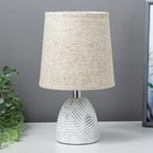 Настольная лампа "Алми" E14 40Вт белый 15х15х26,5 см RISALUX - Фото 1
