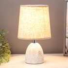 Настольная лампа "Алми" E14 40Вт белый 15х15х26,5 см RISALUX - Фото 2