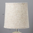 Настольная лампа "Скульптура" E14 40Вт белый 15х15х26,5 см RISALUX - Фото 4
