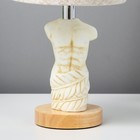 Настольная лампа "Скульптура" E14 40Вт белый 15х15х26,5 см RISALUX - Фото 5