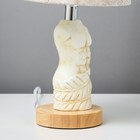 Настольная лампа "Скульптура" E14 40Вт белый 15х15х26,5 см RISALUX - Фото 6