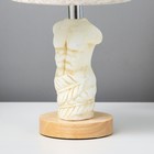 Настольная лампа "Скульптура" E14 40Вт белый 15х15х26,5 см RISALUX - Фото 7