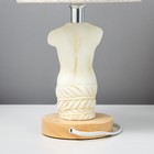 Настольная лампа "Скульптура" E14 40Вт белый 15х15х26,5 см RISALUX - Фото 8