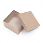 Подарочная коробка крафт, 20 х 20 х11,5 см - фото 6622701