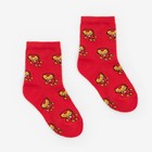 Носки детские"Iron Man", цвет красный, размер 16 (26-28) - фото 804883245