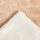 Плед Этель «Мозайка» 150х180 см, цвет бежевый - Фото 3