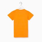 Футболка детская, цвет оранжевый, рост 98 см - Фото 6