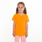 Футболка детская, цвет оранжевый, рост 110 см - Фото 2