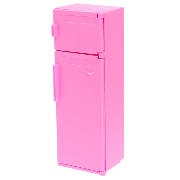 Мебель для кукол «Холодильник», цвет розовый - Фото 1