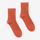 Носки женские MINAKU цвет оранжевый, размер 36-39 (23-25 см) - Фото 2