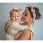 Набор повязок для мамы и дочки Baby of nature: pink - Фото 2