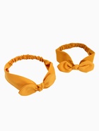 Повязка на голову для мамы и дочки Family look, 2 шт., оранжевый, Крошка Я - Фото 6