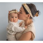 Набор повязок для мамы и дочки Baby of nature: mint - фото 6622844