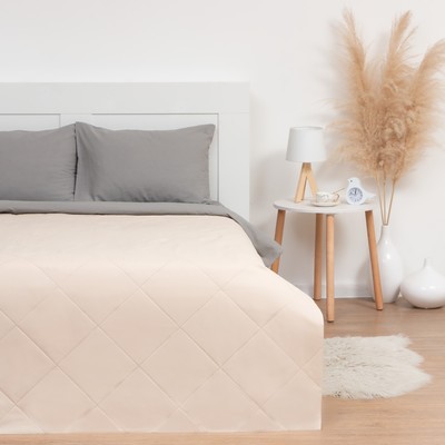 Покрывало LoveLife 1.5 сп 150×210 ±5 см, цвет бежевый, микрофайбер, 100% п/э