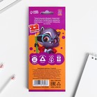 Цветные карандаши 12 цветов заточенные трехгранные деревянный корпус - Фото 4