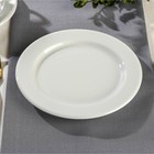 Тарелка фарфоровая пирожковая CORAL, d=15 см, цвет белый - Фото 2