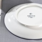 Тарелка фарфоровая плоская DOTS nube, d=16,5 см, цвет белый - фото 4354372