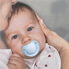 Соска - пустышка силиконовая ортодонтическая M&B, от 0 мес., голубой - фото 111611836