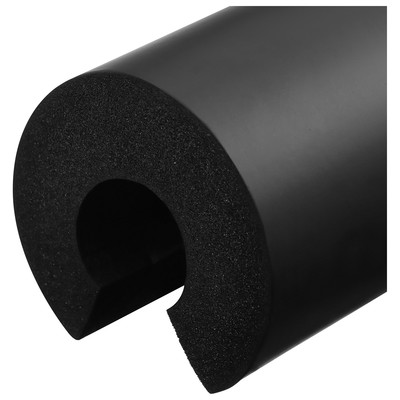 Подушка для штанги, 43×9×9 см, чёрная