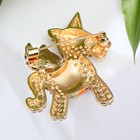 Брошь «Единорог» с радугой, цветная в золоте - Фото 2