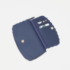 Кошелёк женский на молнии, цвет синий - фото 24242332