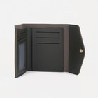 Кошелёк на молнии, цвет зелёный - фото 24579081