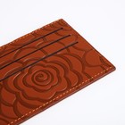 Картхолдер, цвет коричневый - фото 46675815