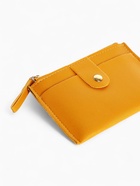 Картхолдер с монетницей на молнии, на 3 карты, с окошком, жёлтый - Фото 2