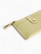 Картхолдер с монетницей на молнии, на 3 карты, с окошком, светло-зелёный - Фото 6