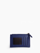 Картхолдер с монетницей на молнии, на 3 карты, с окошком, синий - Фото 5