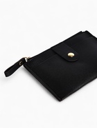 Картхолдер с монетницей на молнии, на 3 карты, с окошком, чёрный - Фото 5