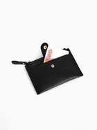 Картхолдер с монетницей на молнии, на 3 карты, с окошком, чёрный - Фото 4