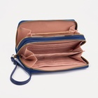 Кошелёк на молниях, цвет синий - фото 57960547