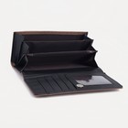 Кошелёк женский на магните, цвет коричневый - Фото 3