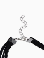 Браслет кожа «Пентаграмма» защита, цвет чёрный в серебре, L=17 см - Фото 3