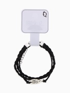 Браслет кожа «Пентаграмма» защита, цвет чёрный в серебре, L=17 см - Фото 6