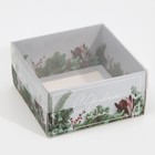 Коробка для кондитерских изделий с PVC крышкой «Рябина», 12 х 6 х 11,5 см - Фото 2