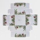 Коробка для кондитерских изделий с PVC крышкой «Рябина», 12 х 6 х 11,5 см, Новый год (комплект 5 шт) - фото 22894549