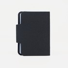 Визитница на кнопке, 24 карты, цвет чёрный - Фото 2