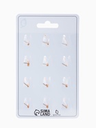 Брошь "Вишенки" наливные, цвет белый в жёлтом золоте (неделимая фас. 12шт, цена за шт) (12 шт) - фото 809222056