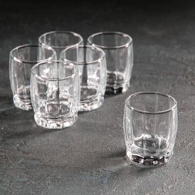 Набор стеклянных стопок для водки Dance, 55 мл, 6 шт.