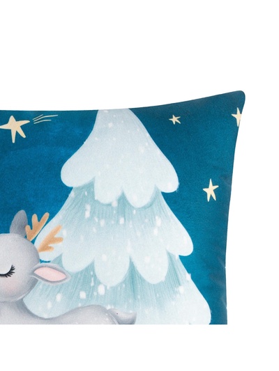 Подушка декоративная новогодняя «Этель. Happy winter», 40×40 см, велюр